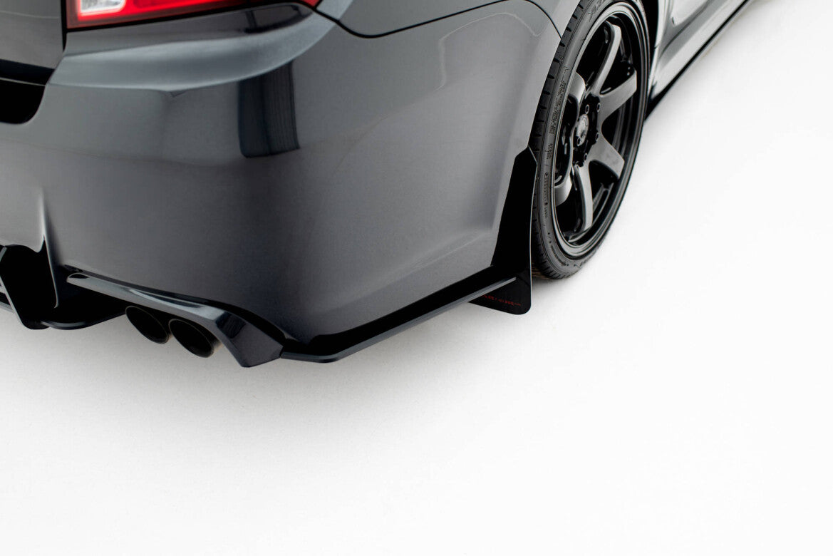 Street Pro Diffusor Flaps passend für Subaru Impreza WRX STI Mk3 FL schwarz matt