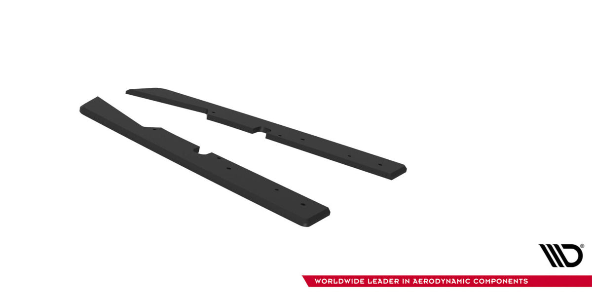 Street Pro Diffusor Flaps passend für Subaru Impreza WRX STI Mk3 FL schwarz matt