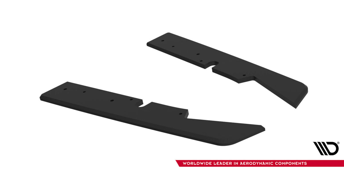 Street Pro Diffusor Flaps passend für Subaru Impreza WRX STI Mk3 FL schwarz matt