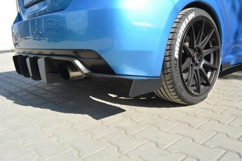 Street Pro Diffusor Flaps passend für Subaru Impreza WRX STI Mk3 schwarz matt