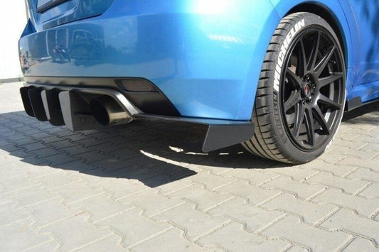 Street Pro Diffusor Flaps passend für Subaru Impreza WRX STI Mk3 schwarz matt