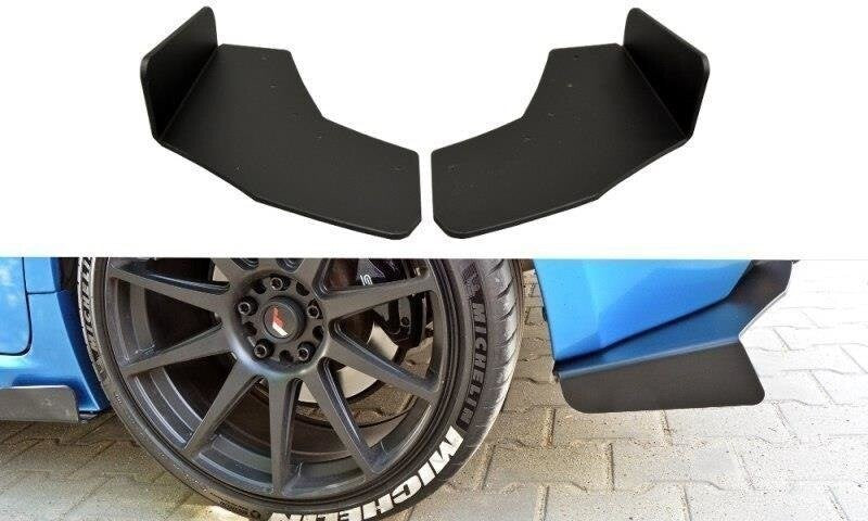Street Pro Diffusor Flaps passend für Subaru Impreza WRX STI Mk3 schwarz matt