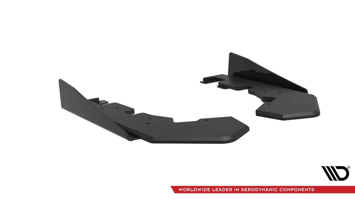Street Pro Diffusor Flaps passend für Subaru WRX STI Mk1 schwarz matt + Hochglanz Flaps