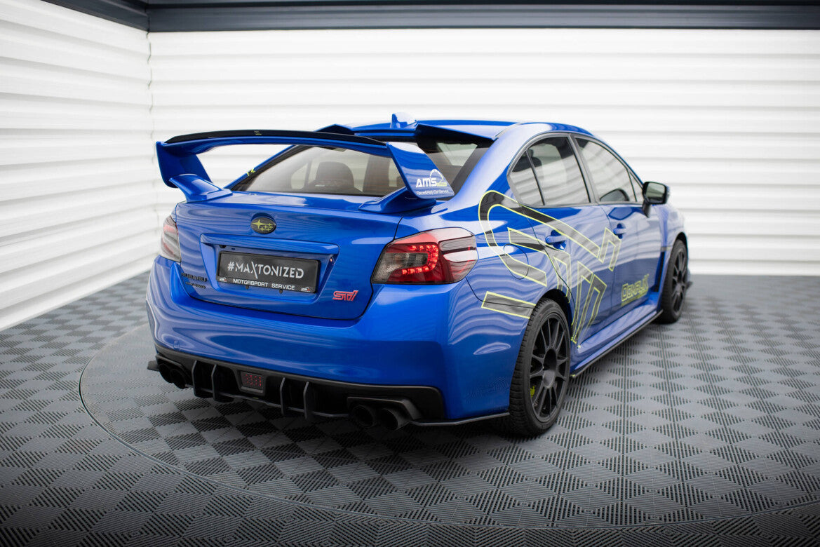 Street Pro Diffusor Flaps passend für Subaru WRX STI Mk1 schwarz matt