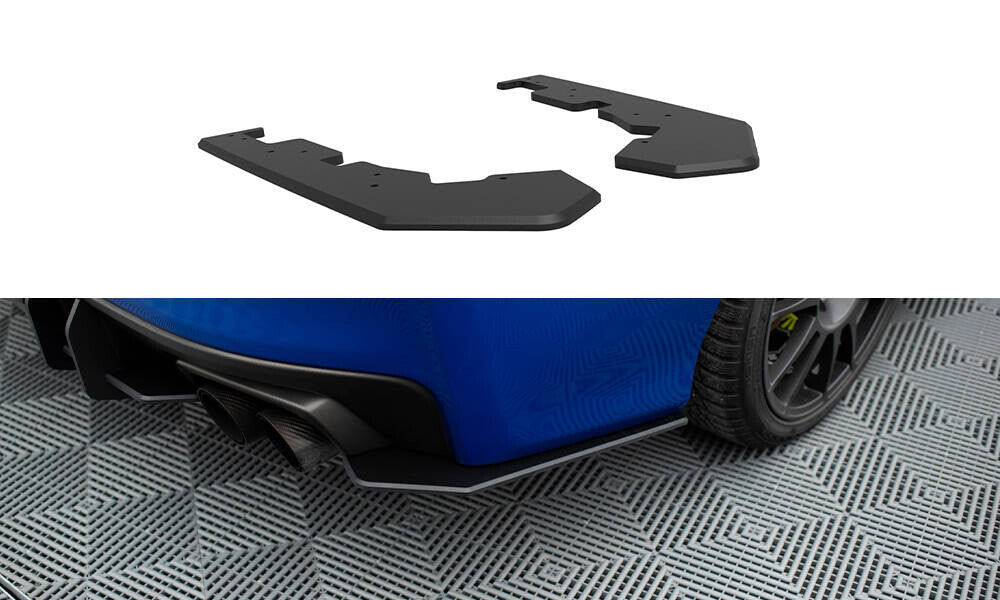 Street Pro Diffusor Flaps passend für Subaru WRX STI Mk1 schwarz matt