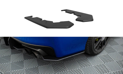 Street Pro Diffusor Flaps passend für Subaru WRX STI Mk1 schwarz matt