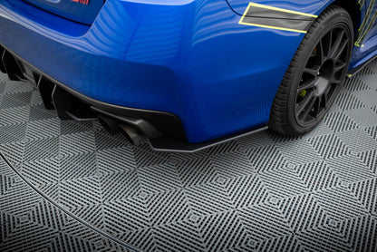 Street Pro Diffusor Flaps passend für Subaru WRX STI Mk1 schwarz matt