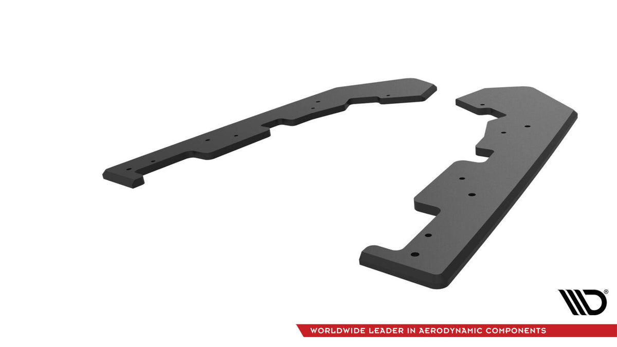 Street Pro Diffusor Flaps passend für Subaru WRX STI Mk1 schwarz matt
