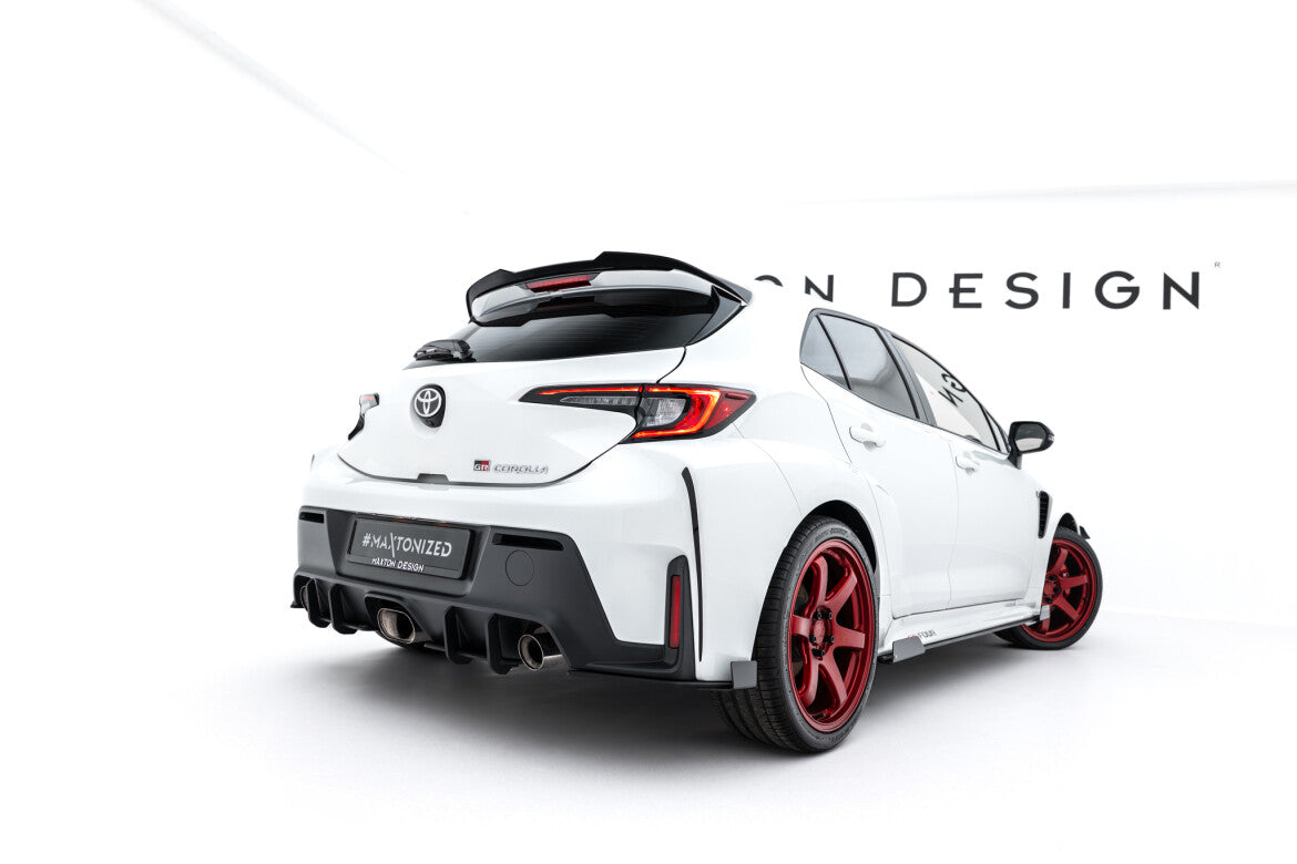 Street Pro Diffusor Flaps passend für Toyota GR Corolla Mk12 schwarz matt + Hochglanz Flaps
