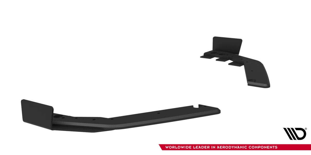 Street Pro Diffusor Flaps passend für Toyota GR Corolla Mk12 schwarz matt + Hochglanz Flaps
