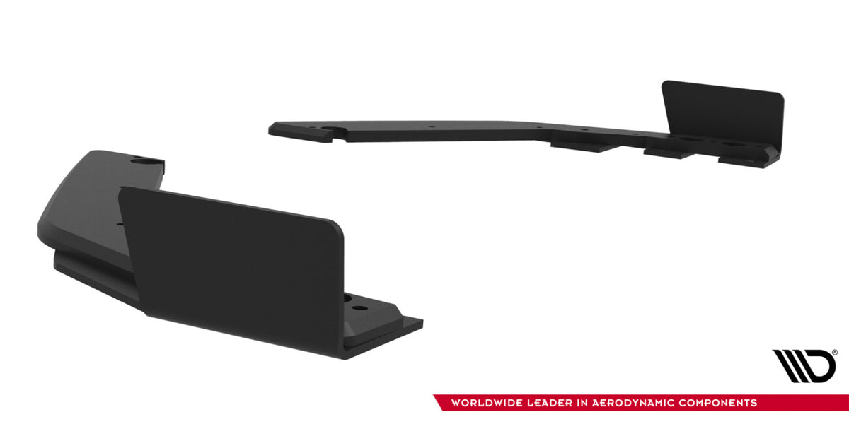 Street Pro Diffusor Flaps passend für Toyota GR Corolla Mk12 schwarz matt + Hochglanz Flaps