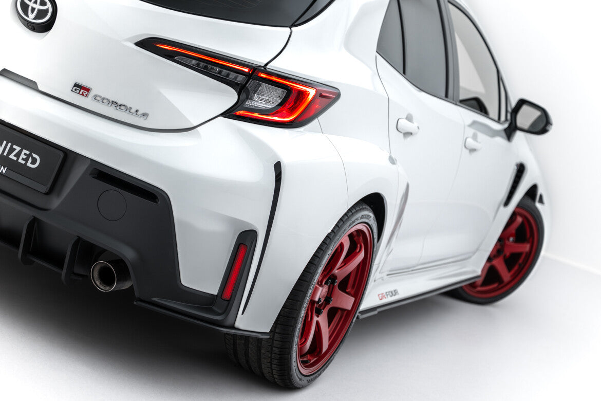 Street Pro Diffusor Flaps passend für Toyota GR Corolla Mk12 schwarz matt