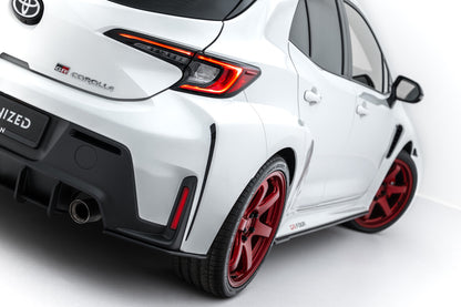 Street Pro Diffusor Flaps passend für Toyota GR Corolla Mk12 schwarz matt