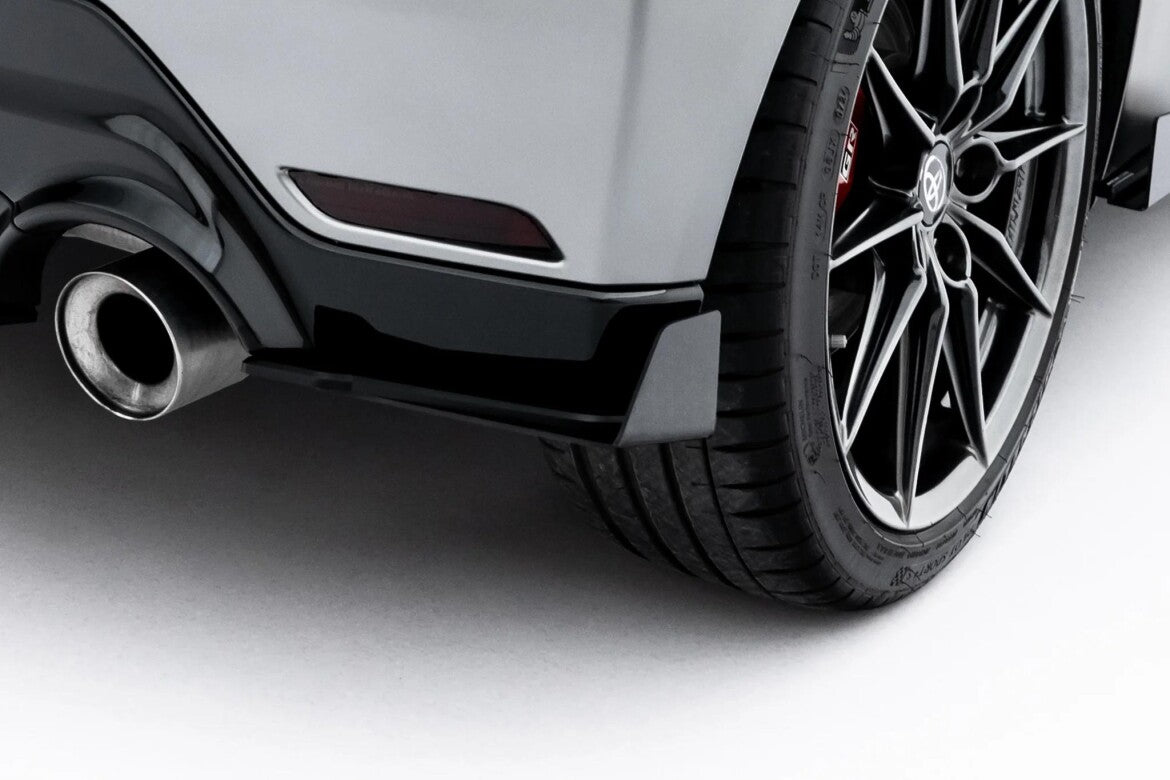 Street Pro Diffusor Flaps passend für Toyota GR Yaris Mk4 Facelift schwarz matt + Hochglanz Flaps