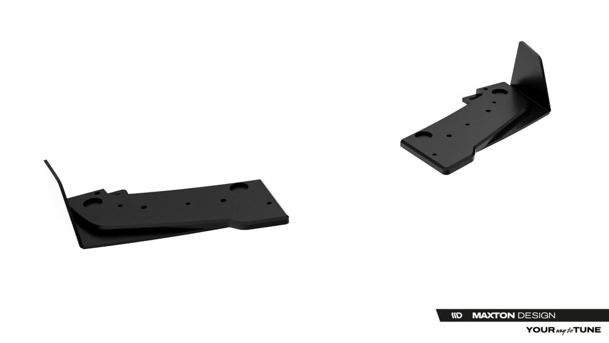 Street Pro Diffusor Flaps passend für Toyota GR Yaris Mk4 Facelift schwarz matt + Hochglanz Flaps