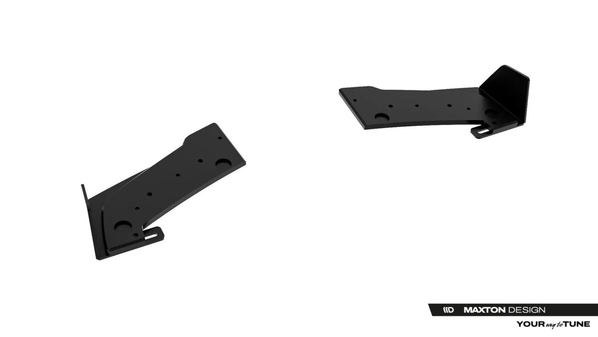 Street Pro Diffusor Flaps passend für Toyota GR Yaris Mk4 Facelift schwarz matt + Hochglanz Flaps