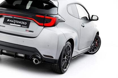Street Pro Diffusor Flaps passend für Toyota GR Yaris Mk4 Facelift schwarz matt