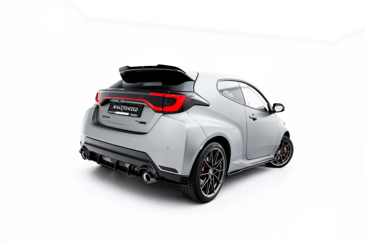 Street Pro Diffusor Flaps passend für Toyota GR Yaris Mk4 Facelift schwarz matt