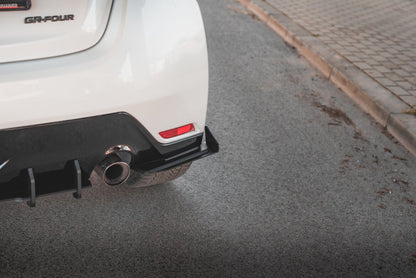 Street Pro Diffusor Flaps passend für Toyota GR Yaris Mk4 schwarz matt + Hochglanz Flaps