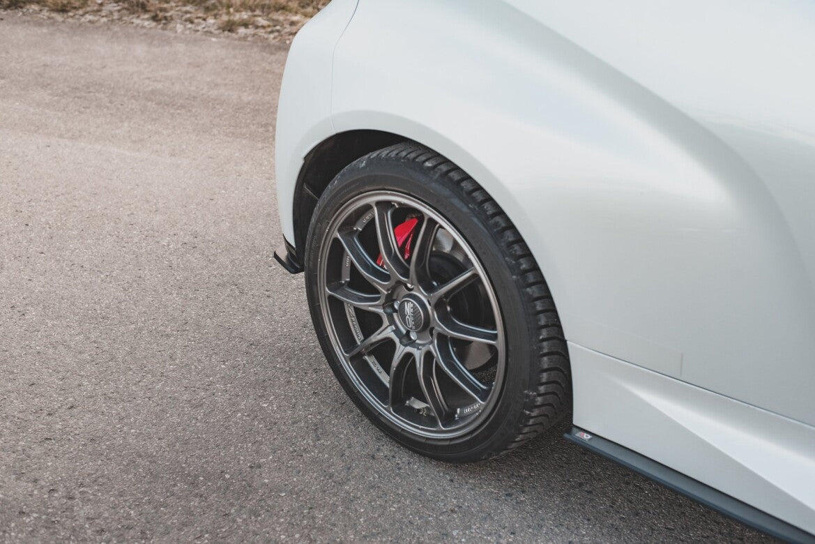 Street Pro Diffusor Flaps passend für Toyota GR Yaris Mk4 schwarz matt