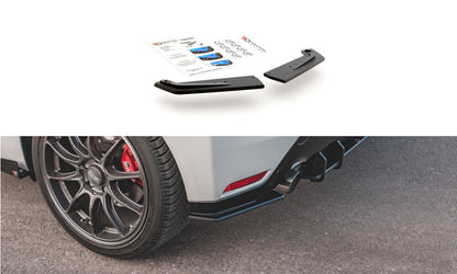 Street Pro Diffusor Flaps passend für Toyota GR Yaris Mk4 schwarz matt