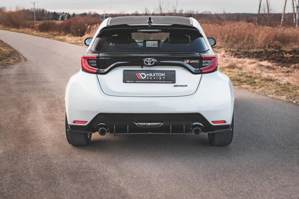 Street Pro Diffusor Flaps passend für Toyota GR Yaris Mk4 schwarz matt