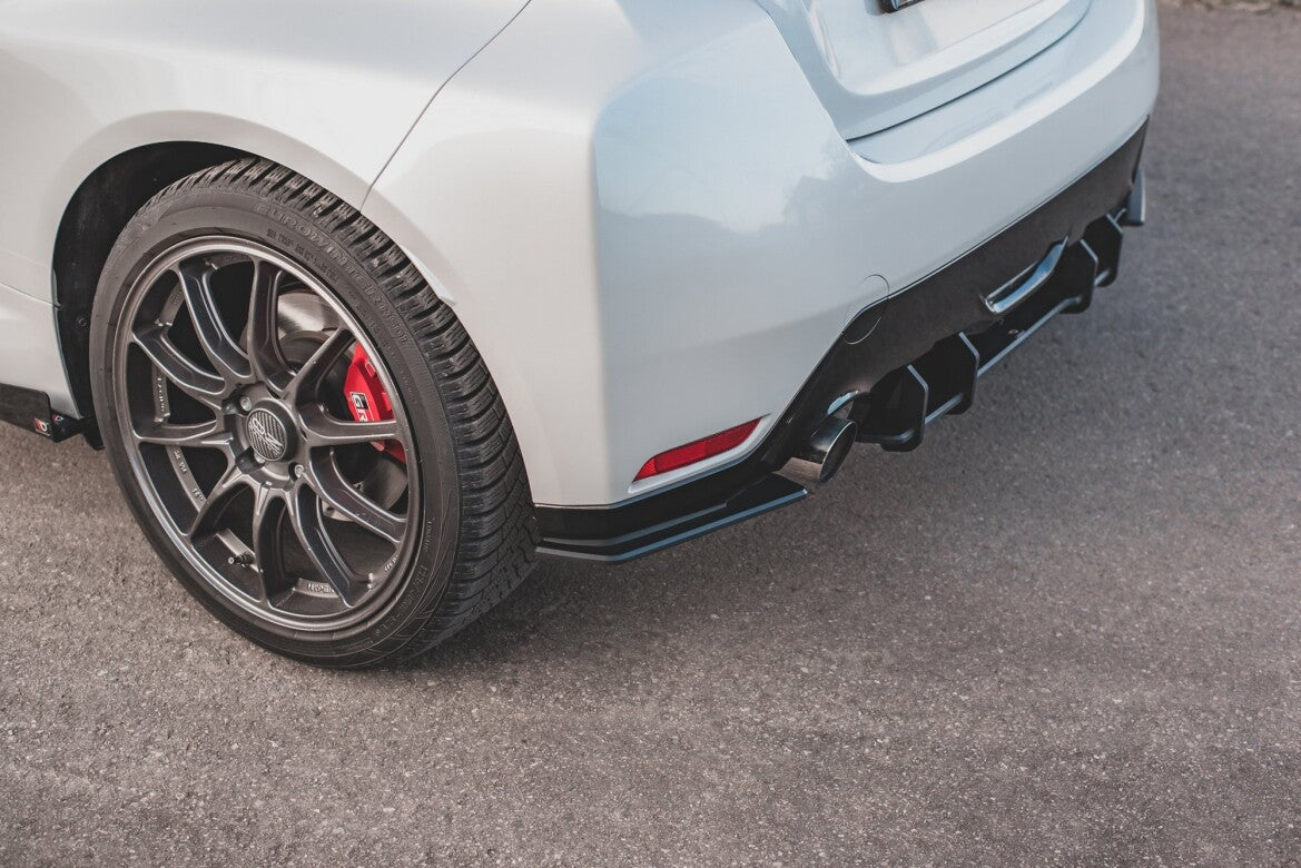 Street Pro Diffusor Flaps passend für Toyota GR Yaris Mk4 schwarz matt