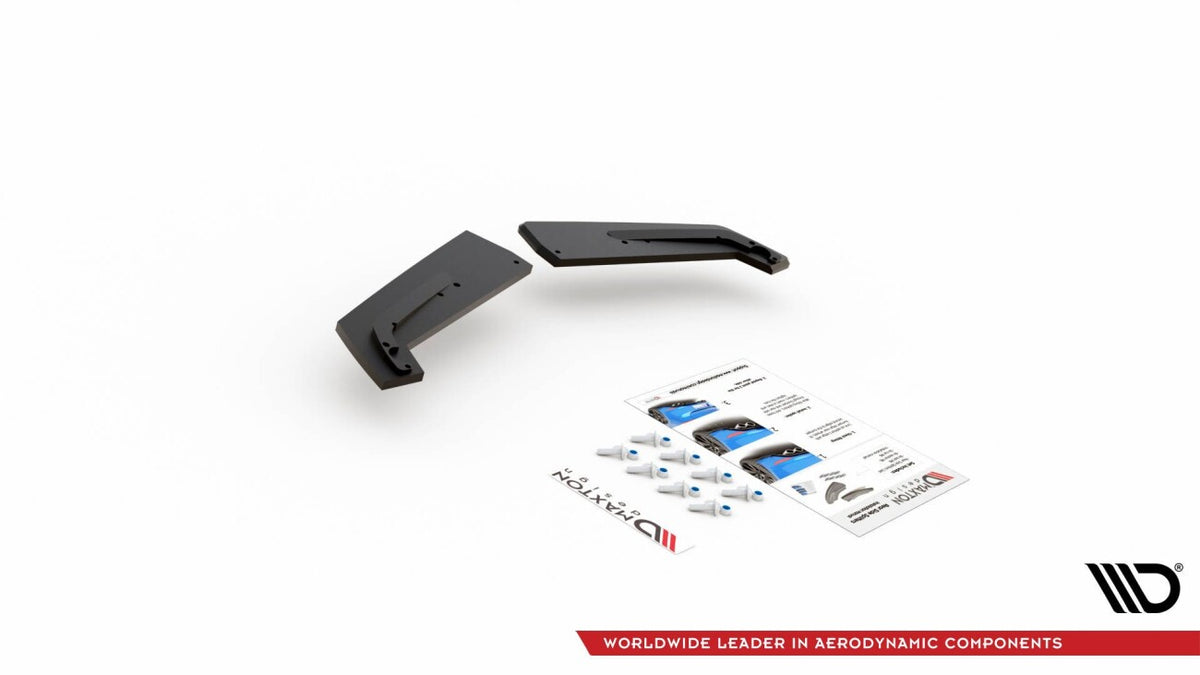 Street Pro Diffusor Flaps passend für Toyota GR Yaris Mk4 schwarz matt