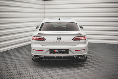 Street Pro Diffusor Flaps passend für VW Arteon Limousine / Shooting Brake R-Line Mk1 FL schwarz matt
