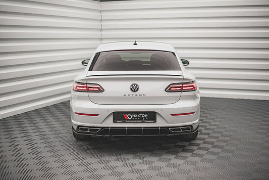 Street Pro Diffusor Flaps passend für VW Arteon Limousine / Shooting Brake R-Line Mk1 FL schwarz matt