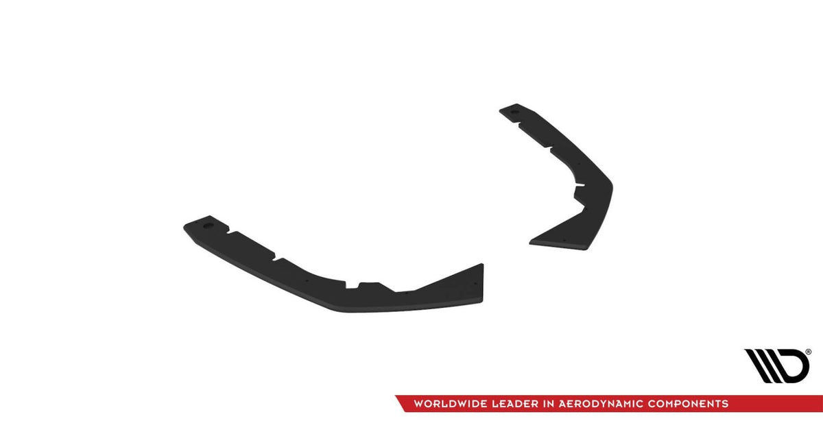 Street Pro Diffusor Flaps passend für VW Arteon Limousine / Shooting Brake R-Line Mk1 FL schwarz matt