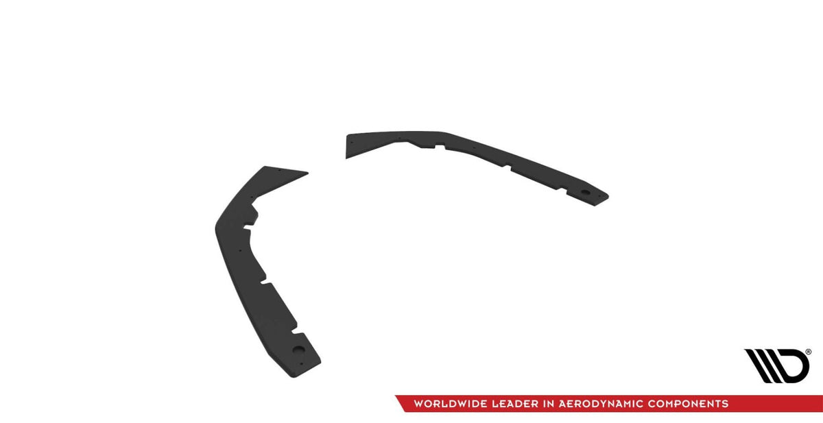 Street Pro Diffusor Flaps passend für VW Arteon Limousine / Shooting Brake R-Line Mk1 FL schwarz matt