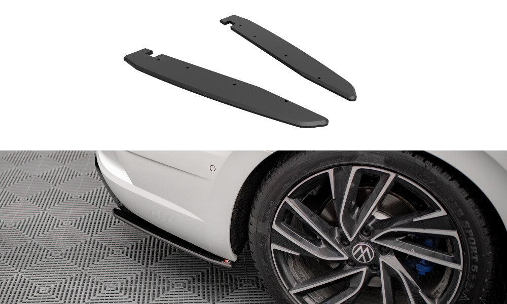 Street Pro Diffusor Flaps passend für VW Arteon R Limousine / Shooting Brake Mk1 Faceift schwarz matt