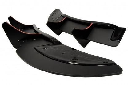 Street Pro Diffusor Flaps passend für VW Golf 6 R (CNC) schwarz Hochglanz