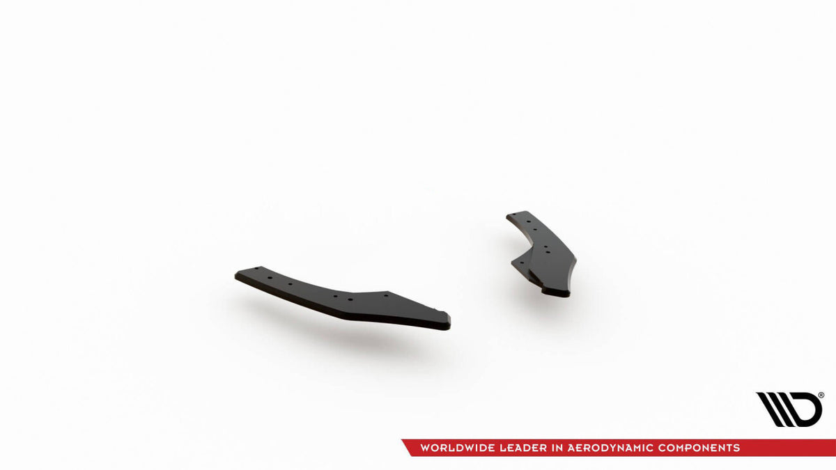 Street Pro Diffusor Flaps passend für VW Golf GTI Clubsport Mk8 FL schwarz matt