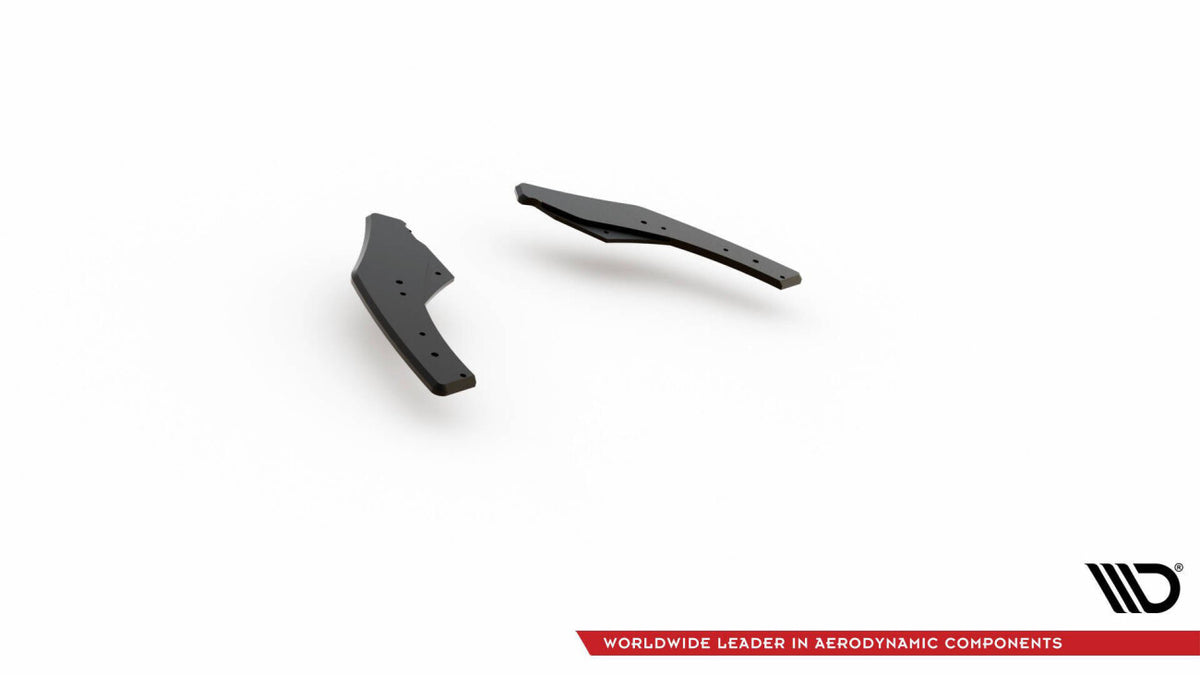 Street Pro Diffusor Flaps passend für VW Golf GTI Clubsport Mk8 FL schwarz matt