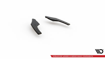 Street Pro Diffusor Flaps passend für VW Golf GTI Clubsport Mk8 FL schwarz matt