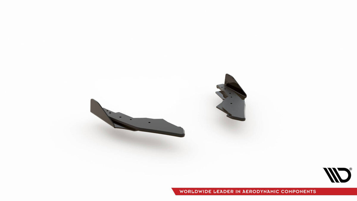 Street Pro Diffusor Flaps passend für VW Golf GTI / GTE Mk8 schwarz matt + Hochglanz Flaps