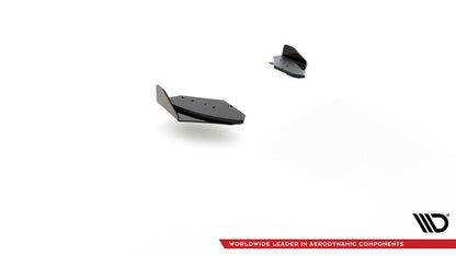 Street Pro Diffusor Flaps passend für VW Golf GTI Mk6 schwarz matt + Hochglanz Flaps