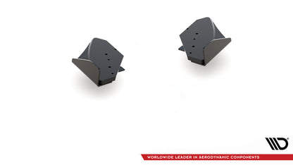 Street Pro Diffusor Flaps passend für VW Golf GTI Mk6 schwarz matt + Hochglanz Flaps