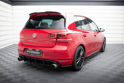 Street Pro Diffusor Flaps passend für VW Golf GTI Mk6 schwarz matt
