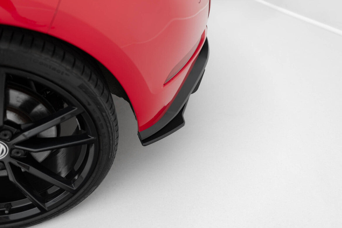 Street Pro Diffusor Flaps passend für VW Golf R Mk7 FL schwarz matt