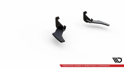 Street Pro Diffusor Flaps passend für VW Golf R Mk7 FL schwarz matt
