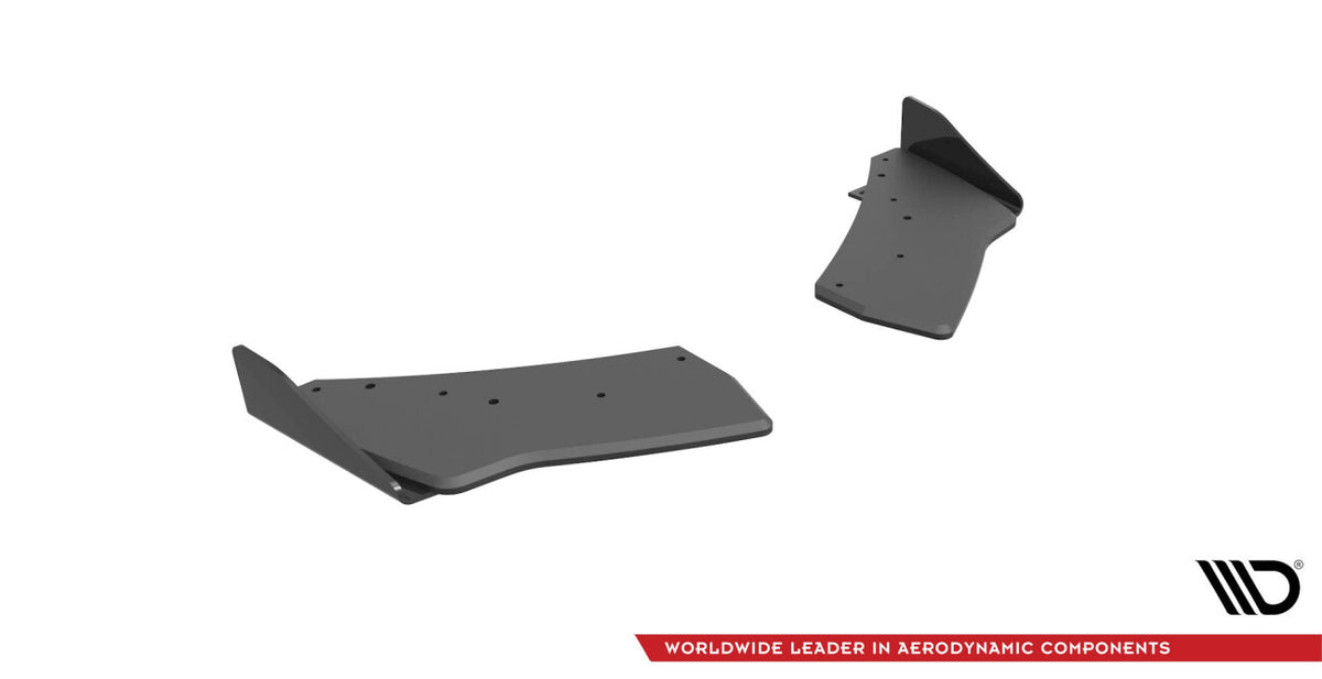 Street Pro Diffusor Flaps passend für VW Golf R Mk7 schwarz matt + Hochglanz Flaps