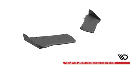 Street Pro Diffusor Flaps passend für VW Golf R Mk7 schwarz matt + Hochglanz Flaps
