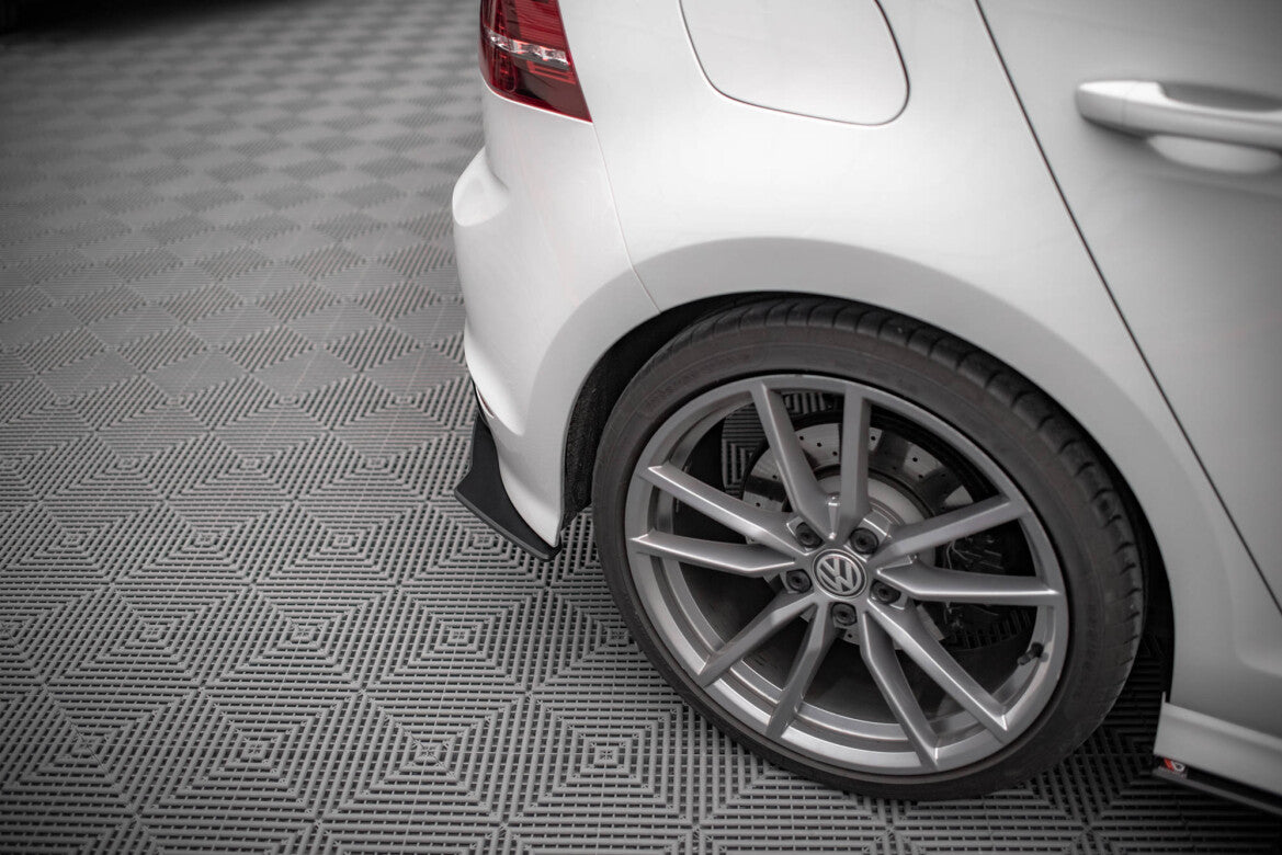 Street Pro Diffusor Flaps passend für VW Golf R Mk7 schwarz matt