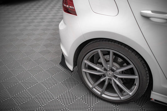 Street Pro Diffusor Flaps passend für VW Golf R Mk7 schwarz matt