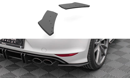 Street Pro Diffusor Flaps passend für VW Golf R Mk7 schwarz matt