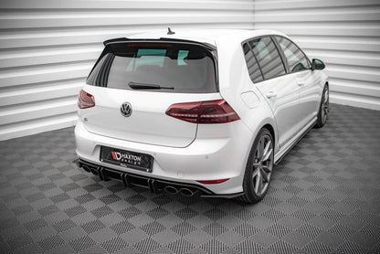 Street Pro Diffusor Flaps passend für VW Golf R Mk7 schwarz matt