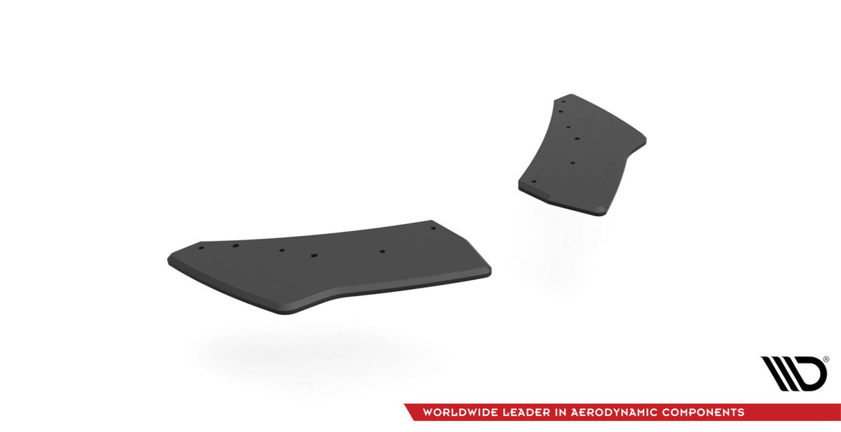 Street Pro Diffusor Flaps passend für VW Golf R Mk7 schwarz matt